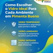 Como Escolher o Vidro Ideal Para Cada Ambiente em Pimenta Bueno