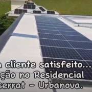 Instalação realizada no Residencial Montserrat - Urbanova