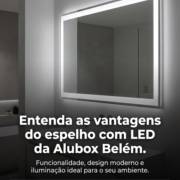 Entenda as vantagens do espelho com LED da Alubox Belém.