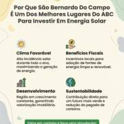 Por Que São Bernardo Do Campo É Um Dos Melhores Lugares Do ABC Para Investir Em Energia Solar
