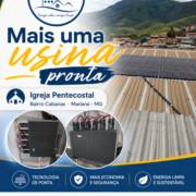Mais uma usina solar pronta em Mariana-MG!
