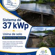 Usina Solar de Solo de 37 kWp em Monsenhor Horta