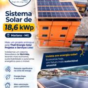 Sistema Solar de 18,6 kWp em Mariana - MG
