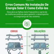 Erros Comuns Na Instalação De Energia Solar E Como Evitá-los