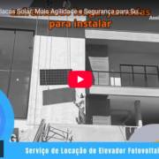 Serviço de Locação do Elevador de Placas
