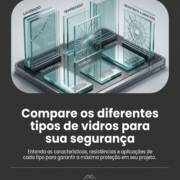 Compare os diferentes tipos de vidros para sua segurança