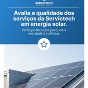 Avalie a qualidade dos serviços da Servictech em energia solar