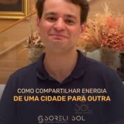 Como transferir a energia solar produzida em uma cidade para outra cidade? #energiasolar