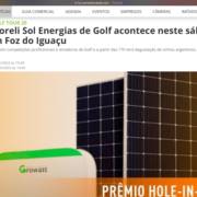 Copa Soreli Sol Energias de Golf acontece neste sábado (06) em Foz do Iguaçu