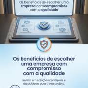 Os benefícios de escolher uma empresa com compromisso com a qualidade