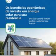 Os benefícios econômicos de investir em energia solar para sua residência