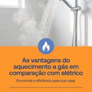 As vantagens do aquecimento a gás em comparação com elétrico