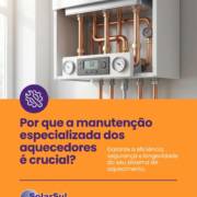 Por que a manutenção especializada dos aquecedores é crucial?