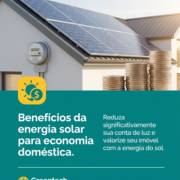 Benefícios da energia solar para economia doméstica