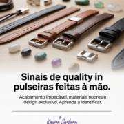 Sinais de qualidade em pulseiras feitas à mão
