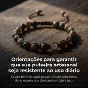 Orientações para garantir que sua pulseira artesanal seja resistente ao uso diário
