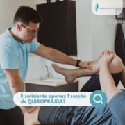 Apenas 1 sessão de quiropraxia é o suficiente?