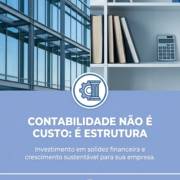 Contabilidade Não É Custo: É Estrutura