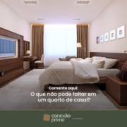 O que não pode faltar em um quarto de casal – Conexão Prime Planejados transforma seu espaço com conforto e estilo
