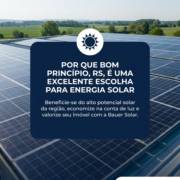 Por que Bom Princípio, RS, é uma excelente escolha para energia solar