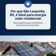 Por que São Leopoldo, RS, é ideal para energia solar residencial