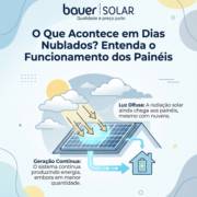 O Que Acontece em Dias Nublados? Entenda o Funcionamento dos Painéis