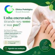 Se voce sofre com unha encravada e esta unha esta tirando o seu sono e sua paz a clínica de podologia Roseli Rosendo pode te ajudar