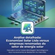 Análise detalhada: Economizei Solar Ltda versus empresas renomadas do setor de energia solar