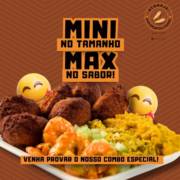 Mini no tamanho Max no sabor