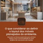 O que considerar ao definir o layout dos móveis planejados do ambiente