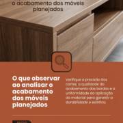 O que observar ao analisar o acabamento dos móveis planejados