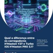 Qual a diferença entre os carregadores H'Maston Y27 e Turbo IOS H'Maston PRO 3.1?