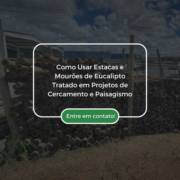 Como Usar Estacas e Mourões de Eucalipto Tratado em Projetos de Cercamento e Paisagismo