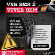 Limpador de para-brisa: segurança em primeiro lugar