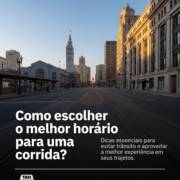 Como escolher o melhor horário para uma corrida?