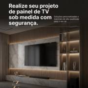 Realize seu projeto de painel de TV sob medida com segurança