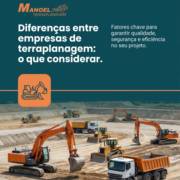 Diferenças entre empresas de terraplanagem: o que considerar