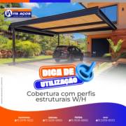 Cobertura com perfis estruturais: modernidade e eficiência em cada detalhe!