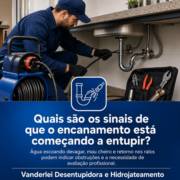 Quais são os sinais de que o encanamento está começando a entupir?