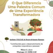 O Que Diferencia Uma Palestra Comum de Uma Experiência Transformadora