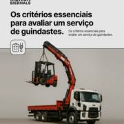 Os critérios essenciais para avaliar um serviço de guindastes