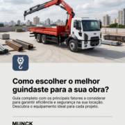Como escolher o melhor guindaste para a sua obra?