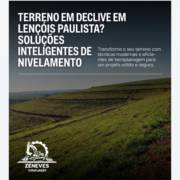 Terreno Em Declive Em Lençóis Paulista? Soluções Inteligentes De Nivelamento