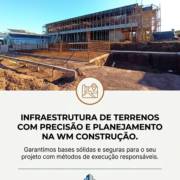 Infraestrutura de terrenos com precisão e planejamento na WM Construção