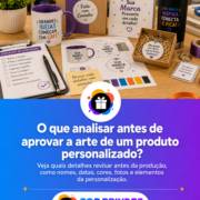O que analisar antes de aprovar a arte de um produto personalizado?