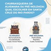 Churrasqueira De Alvenaria Ou Pré-Moldada: Qual Escolher Em Santa Cruz Do Rio Pardo?
