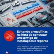 Evitando armadilhas na hora de contratar um serviço de instalações e reparos