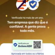 Credibilidade que se comprova mês após mês