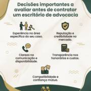 Decisões importantes a avaliar antes de contratar um escritório de advocacia