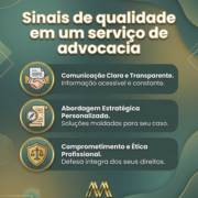 Sinais de qualidade em um serviço de advocacia